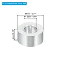 thumbnail image 2 of Uxcell 0.17" ID x 0.31" OD x 0.16" L Round Aluminum Spacer Fit for M4 Screw Bolts 20 Pack, 2 of 5