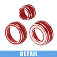 thumbnail image 5 of Unique Bargains Car AC Vent Ring Covet Trim for Chevrolet Camaro 2017-2021 Aluminum Alloy Red (Set of 7), 5 of 6