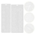 thumbnail image 3 of 2Pcs Quilting Template Plastic Sewing Patchwork Quilt Template DIY Craft Sewing Supply, 3 of 8