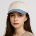 thumbnail image 6 of TOPTIE 6 Panel Two Tone Spliced Baseball Cap, Green Unstructured Unisex Dad Hat Mid Profile Sun Hat Casual Style, 6 of 6