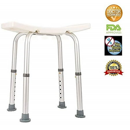 Bath Bench Shower Tub Bench Without Back White Walmart Com