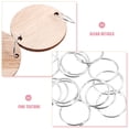 thumbnail image 2 of Masteelf  50 Pcs Round Wooden Slices for Birthday Calendar Wall Hanging Circle Mother, 2 of 8