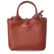 Longchamp Le Roseau XS Leather Handbag, Brown