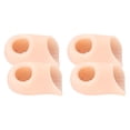 thumbnail image 1 of Milaget 4 Pcs Protège-Orteils Manchons Anti-Friction Confortables avec Trous Peau de Remplacement, 1 of 9