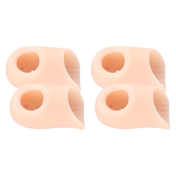 4 protectores de puntera, almohadillas suaves para juanetes y callosidades. Piel