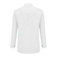 thumbnail image 6 of Classic Linen Cotton Shirt for Women Soft Button Down Top Everyday Essential White S, 6 of 9