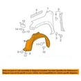 thumbnail image 3 of Fits 06-12 RAV4 Front Splash Shield Inner Fender Liner Panel LH Left Driver Side, 3 of 5
