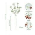 thumbnail image 2 of Baby's Breath Bouquet Wedding Decoration Handheld Bouquet Elegant Flower Arrangement Wedding Garlands Rose Flower Heads Wedding Fabric Draping And Flowers Potted Flowers for Outdoors with Leaves And, 2 of 3