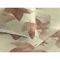 thumbnail image 3 of Ambesonne Falling Leaves Quilted Bedspread Set 3 Pcs, Romantic Leafy Art, King, Cream Pale Maroon, 3 of 4