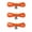 Orange-3Pair, variant on 3 Pairs Elastic No Tie Shoelaces Semicircle Shoe Laces For Kids and Adult Sneakers Shoelace Quick Lazy Metal Lock Strings Rope Round