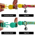 thumbnail image 6 of 2 Pack Breakaway Cat Collar with Removable Bowtie and Bells Cute Fruit Pattern Adjustable 8”-12”, 6 of 7