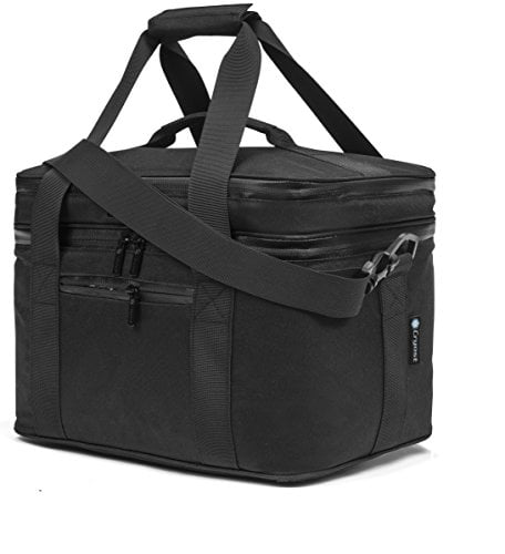 small black cooler bag