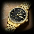 thumbnail image 5 of Chenxi Golden Quartz Watch Men Top Luxury Wristwatch Waterproof Golden Male Wrist Watch Man Full Steel Clock Relogio Masculino - Quartz Wristwatches, 5 of 7