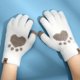 thumbnail image 3 of Guantes Térmicos para Mujer - Guantes De Otoño con Patrón De Pata De Gato para Mujer, Guantes Cálidos De Dedos Completos para Hombre con Pantalla Táctil Mejorada, Guante Antidesliz, 3 of 5