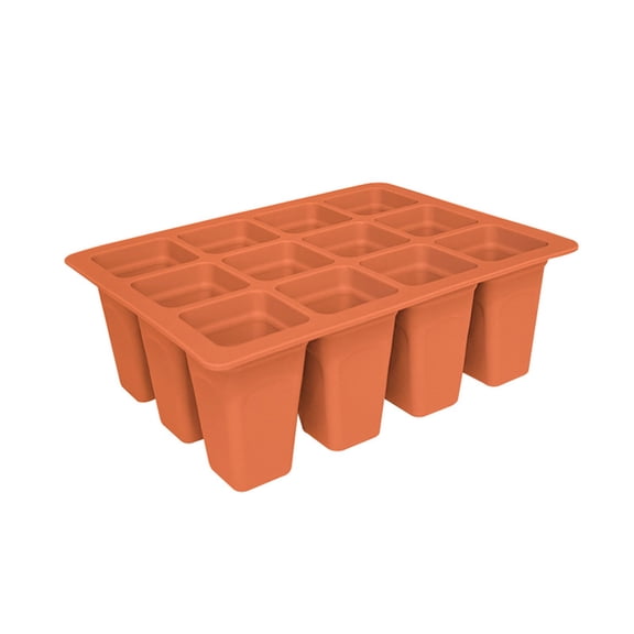 YFGEFTR Seed Starter Trays 12 Pack, Reusable Plastic Carrying Seedling & Nursery Trays, Durable Plastic Carrying Seed Starter Tray with Drain Holes