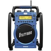 SANGEAN U3R Digital AM/FM Water-Resistant Utility Radio with Alarm