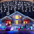 thumbnail image 2 of Guirnalda de luces navideñas para exteriores, guirnalda de luces LED con forma de carámbano de 4 m y 20 m, para decoración de Año Nuevo, 2 of 5