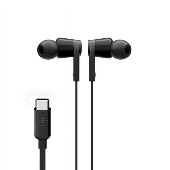 Belkin Mobile  USB-C In-Ear Headphone, Black