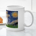 thumbnail image 5 of CafePress - LIC Starry Night Cavalier Blenheim Pu Mug - 11 oz Ceramic Mug - Novelty Coffee Tea Cup, 5 of 6