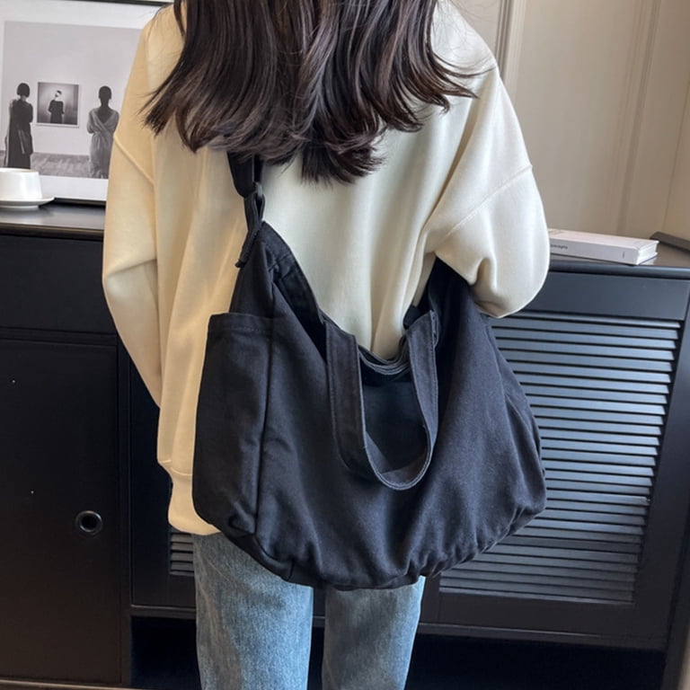Yokua Japanese Style Canvas Shoulder Bag Crossbody Bags Satchel