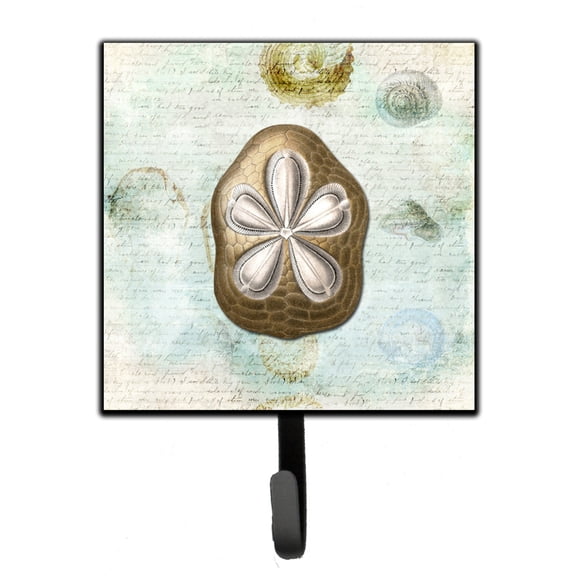 Carolines Treasures SB3027SH4 Beach Gold Sand Dollar Design3 Leash or Key Holder Single Hook multicolor