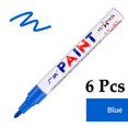 thumbnail image 1 of Rotulador de pintura permanente colorido, rotuladores blancos impermeables, rodadura de neumáticos, tela de goma, pintura de Metal, 12 colores, 6 unidades, 1 of 4