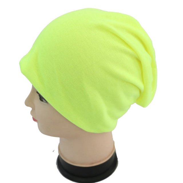 Gorro de punto estilo hip hop para hombre y mujer, de otoño e invierno, con pila de colores de caramelo coreano