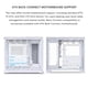 thumbnail image 5 of Funda para ordenador Lian Li O11D MINI V2 Flow White con 5 ventiladores, 5 of 8