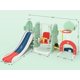 thumbnail image 2 of Historyli Juego infantil 7 en 1 con temática de cactus para interior y exterior,tobogán extralargo de 193 cm con columpio ajustable,tobogán,aro de baloncesto y fútbol,para edades de 1 a 3 años, 2 of 9