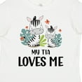 thumbnail image 4 of Inktastic Zebra My Tia Loves Me Boys or Girls Toddler T-Shirt, 4 of 5
