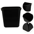 thumbnail image 3 of WRISTBIQUE Plastic Garbage Can with Black ABS for Household Items 2Pcs, 3 of 8