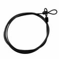 thumbnail image 6 of 5PC 2M Lock Wire Braided Steel Double Loop Security Anti Theft Coil Cable Bike, 6 of 9