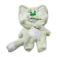 thumbnail image 3 of Ropa de muñeca con diseño de gato, mono de peluche, ropa de peluche moderna para niños verde, 3 of 9