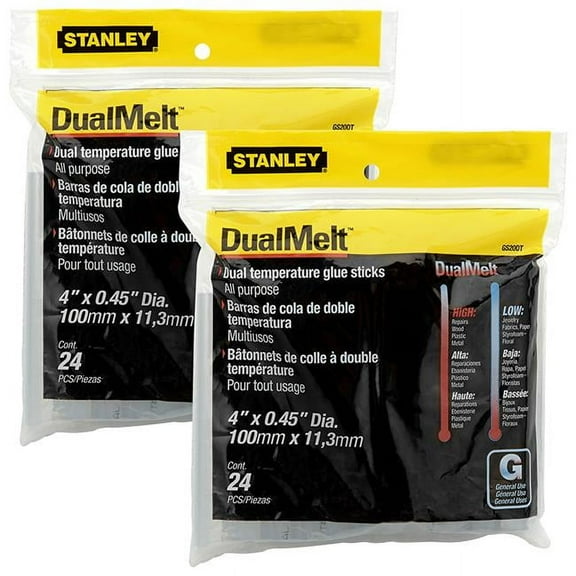 Dual Melt Glue Sticks - 24 Count - Pack of 2