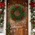 thumbnail image 4 of Christmas Wreath for Door, 50cm Artificial Pine Wreath with Multicolor Decorations for Indoor and Outdoor Holiday Decor, 1 Piece, 4 of 6