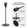 thumbnail image 5 of FSyueyun Matte Black Taper Candle Holders, Set of 3, 5 of 7