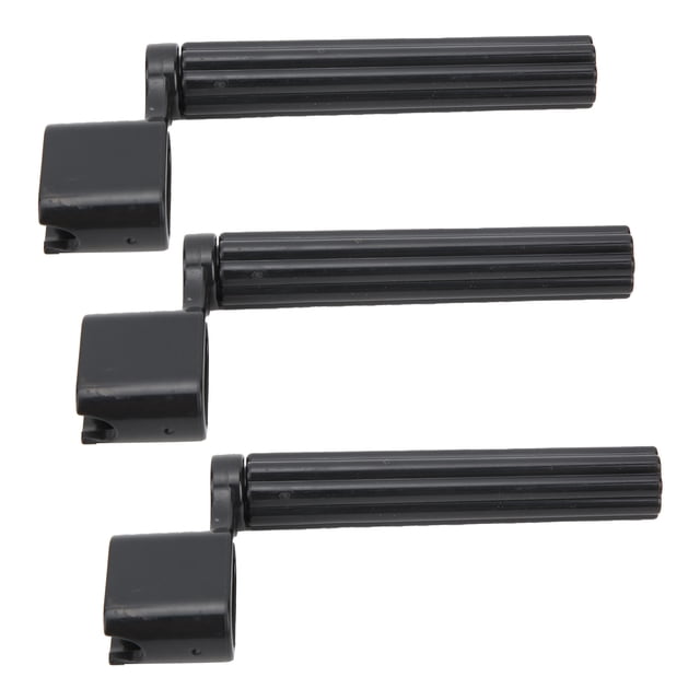 Juego de accesorios para ukelele eléctrico Bling Bling 3 uds color negro
