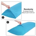 thumbnail image 4 of PiccoCasa Body Pillowcase 300 Thread Count Egyptian Cotton Pillowcase Queen Blue, 4 of 10