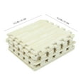 thumbnail image 2 of UNOMOR 10pcs EVA Puzzle Play Mat for Baby Thickened Beige for Children Crawling, 2 of 8