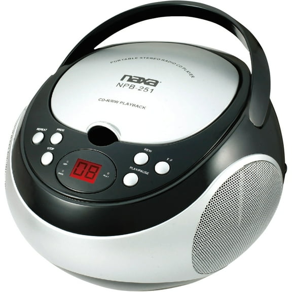 Naxa NPB251 Portable Cd Player With Am/fm Radio