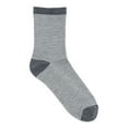 thumbnail image 3 of No Boundaries Women's Embroidered Scallop Edge Mid-Crew Socks, 6-Pack, Size 4-10, 3 of 8