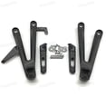 thumbnail image 3 of Soporte para estriberas traseras de pasajero, compatible con Honda CBR1000RR 2004-2007, color negro, 3 of 5