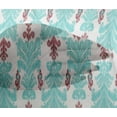 thumbnail image 4 of oneOone Viscose Chiffon Fabric Swirl & Paisley Ikat Printed Fabric 1 Yard 42 Inch Wide, 4 of 4