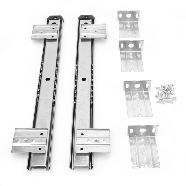Riel para teclado de computadora NikouMX 2 piezas soporte de riel laminado en frío