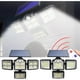 thumbnail image 1 of Fiudx Ofertas Relámpago Luces Para Exteriores, Luces Con Sensor De Movimiento Con Control Remoto, 4 Cabezales Led De Seguridad, Ip65, Iluminación De Pared Gran Angular De 270°, 1 of 7