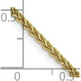 thumbnail image 4 of Solid 14K Yellow Gold 1.9mm Diamond-cut Spiga with Lobster Lock Chain - 20", 4 of 8
