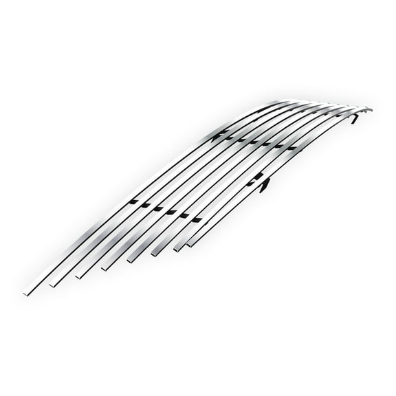 APS Compatible with Nissan Versa 2007-2011 Main Upper Stainless Steel SS Silver Billet Front Grill Grille Insert N86483A