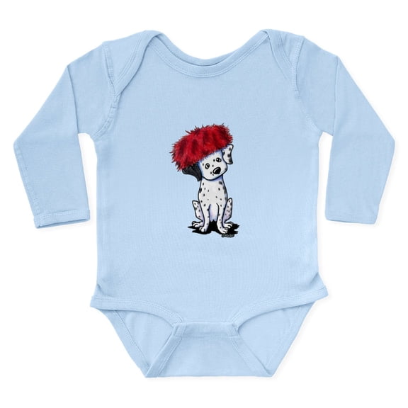 CafePress - Kiniart Dalmatian In R Long Sleeve Infant Bodysuit - Long Sleeve Cotton Baby Bodysuit