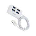 thumbnail image 2 of Langgg 4 Ports Externe USB Hub Tablette PC Ordinateur Téléphone Haute Vitesse Charge Synchronisation Transfert de Données Splitter Blanc 1Set, 2 of 6