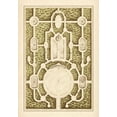 thumbnail image 2 of Blondel 11x14 Gold Ornate Wood Framed with Double Matting Museum Art Print Titled - Garden Maze I, 2 of 4